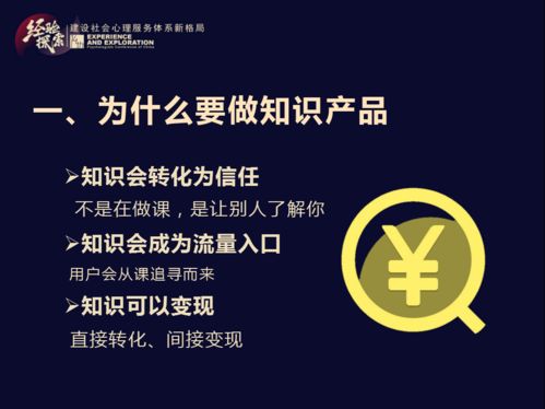 大会逐字稿系列 心理服务从业者如何打造爆款知识产品——项目策划与公关服务指南